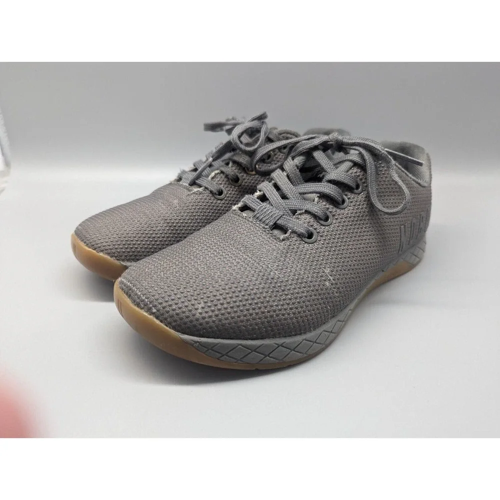 NoBull Shoes Athletic Trainers Gray On Gray Women's Size 8.5 Men's Size 7 - Picture 2 of 11